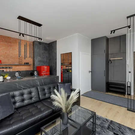 Exclusive Grey And Red In Center By Renters Lejlighed