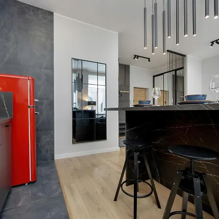 Exclusive Grey And Red In Center By Renters Appartement