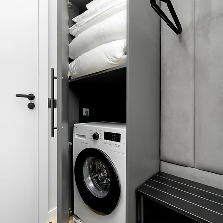 Exclusive Grey And Red In Center By Renters Apartment Warsaw